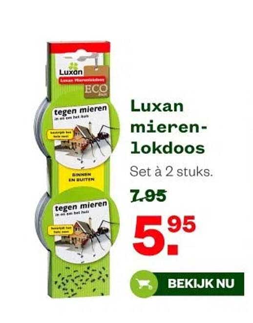 Luxan mieren-lokdoos Set à 2 stuks.