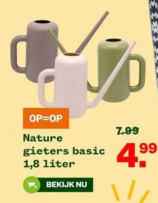 Nature gieters basic 1,8 liter