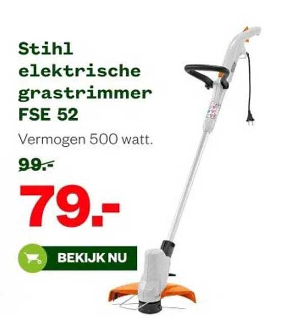 Stihl elektrische grastrimmer FSE 52
