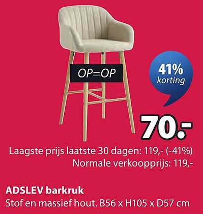 ADSLEV barkruk OP=OP
