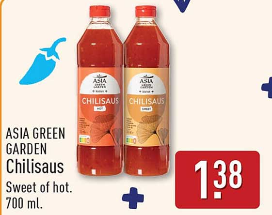 ASIA GREEN GARDEN Chilisaus Sweet of hot. 700 ml.
