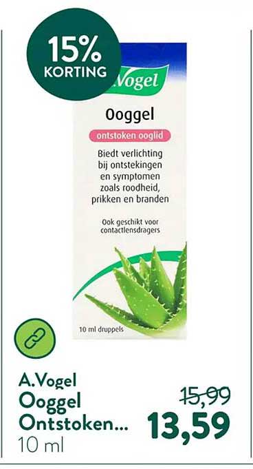 A.Vogel Ooggel Ontstoken... 15% korting