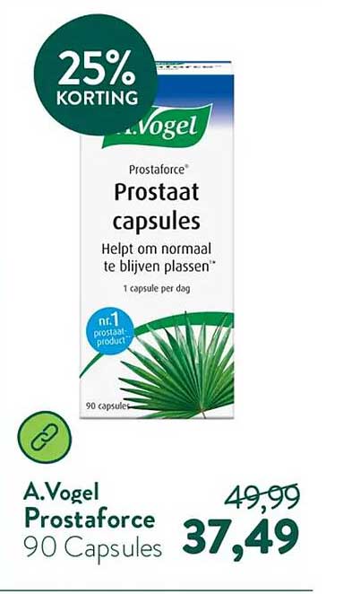 A.Vogel Prostaforce 90 Capsules 25% KORTING