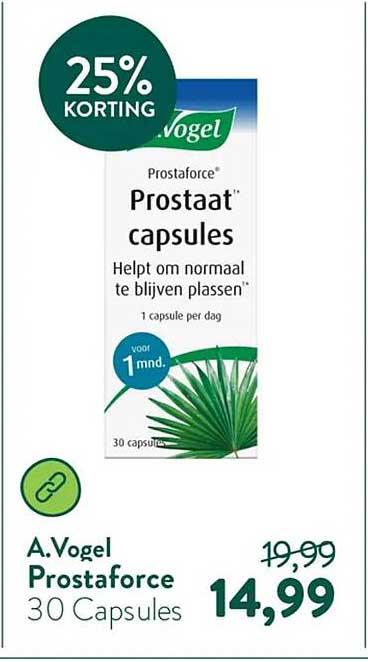 A.Vogel Prostaforce Prostaat capsules 30 Capsules