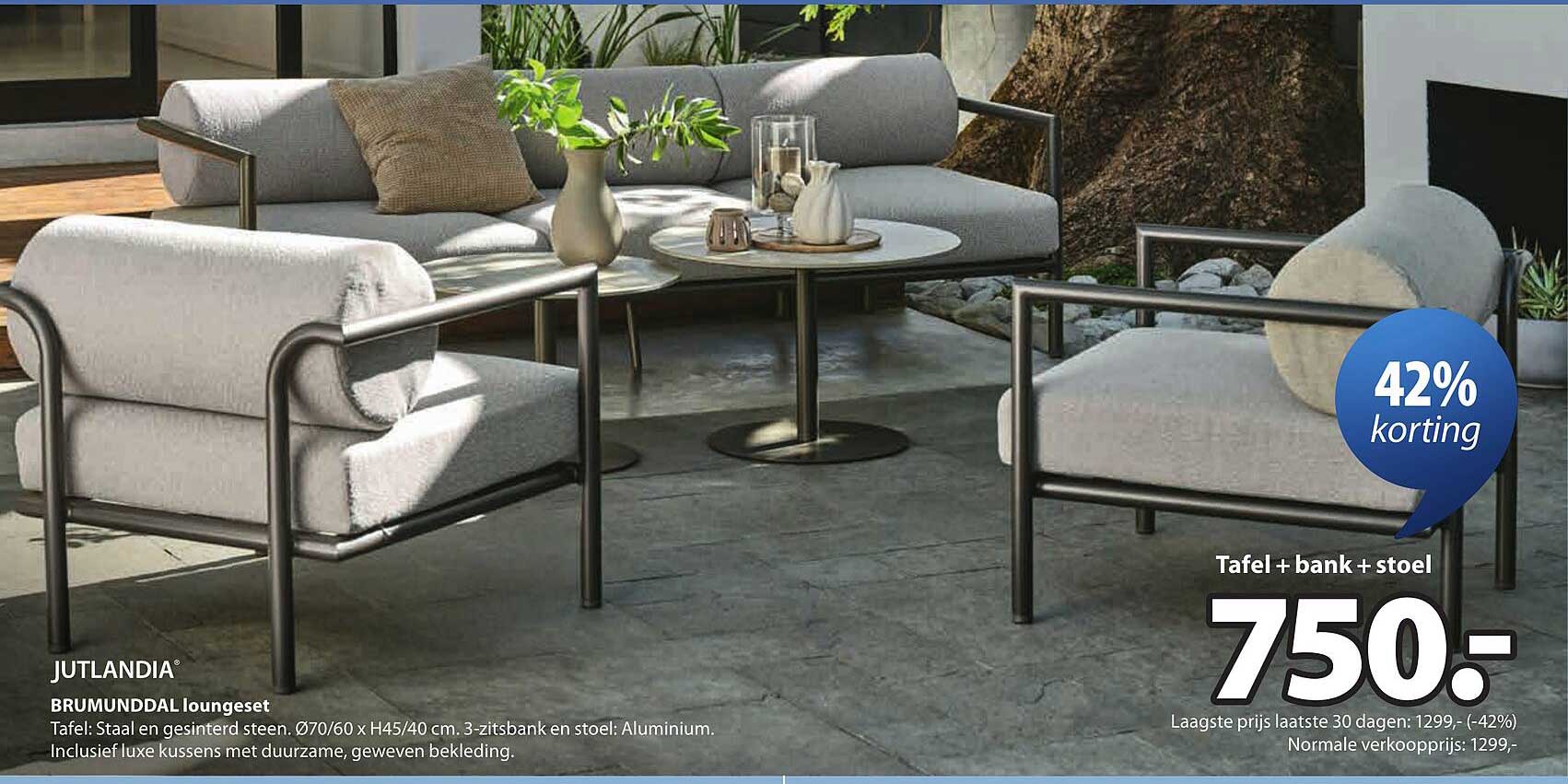 BRUMUNDDAL loungeset