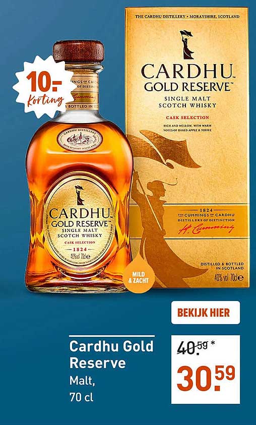 Cardhu Gold Reserve Malt, 70 cl