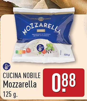 Cucina Nobile Mozzarella 125 g.