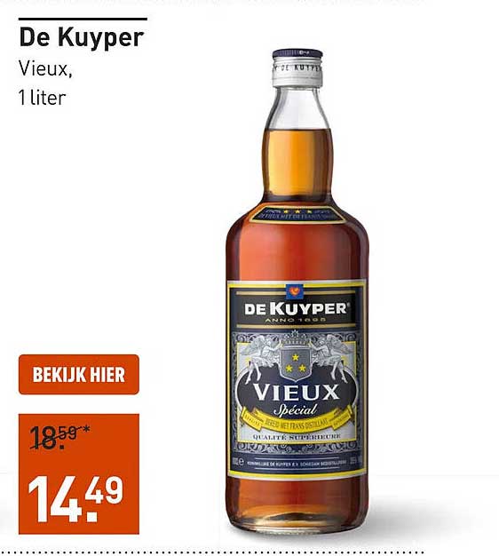 De Kuyper Vieux, 1 liter