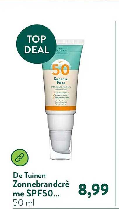 De Tuinen Zonnebrandcrème SPF50...