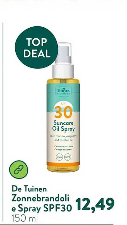 De Tuinen Zonnebrandolie Spray SPF30 150 ml