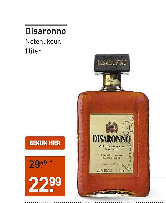 Disaronno Notenlikeur, 1 liter