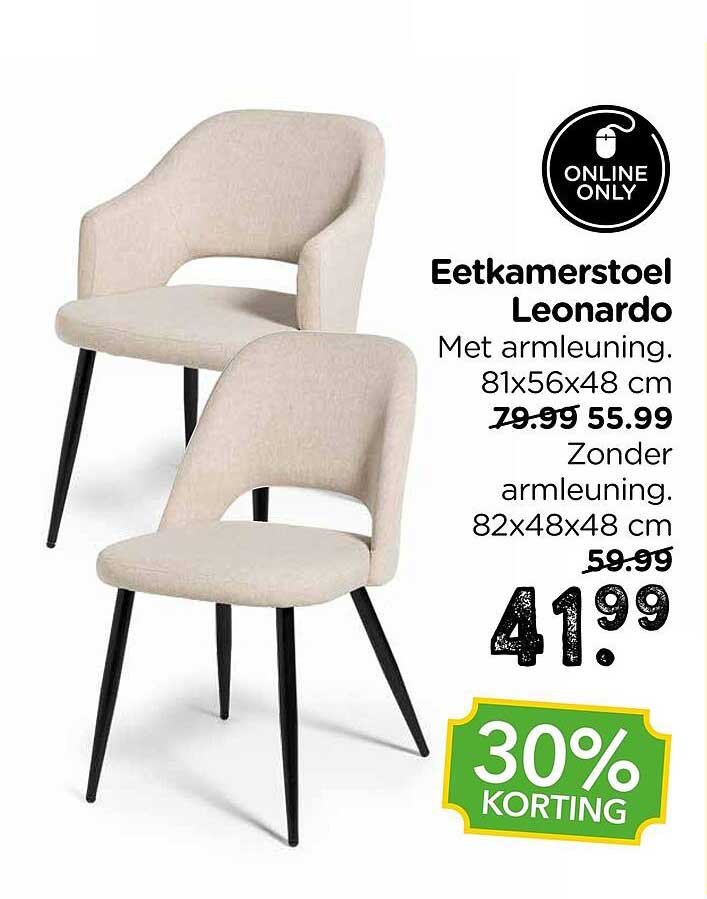 Eetkamerstoel Leonardo