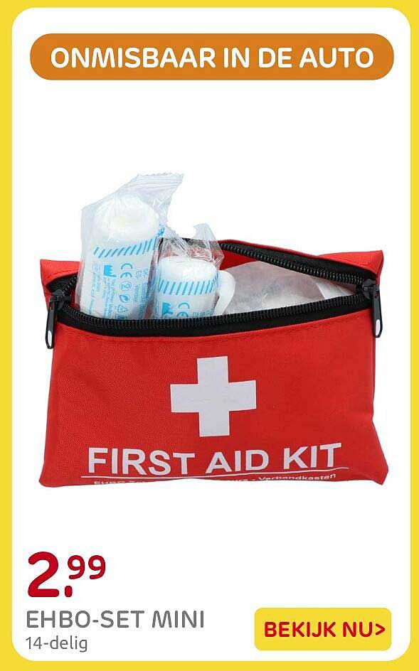 EHBO-set mini 14-delig