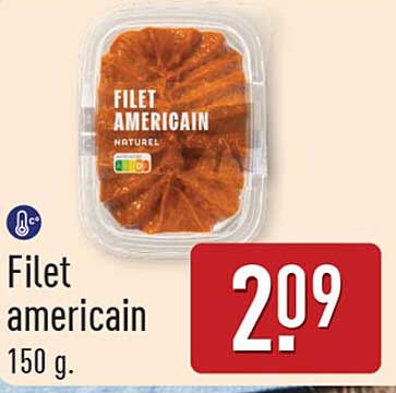 Filet americain 150 g.