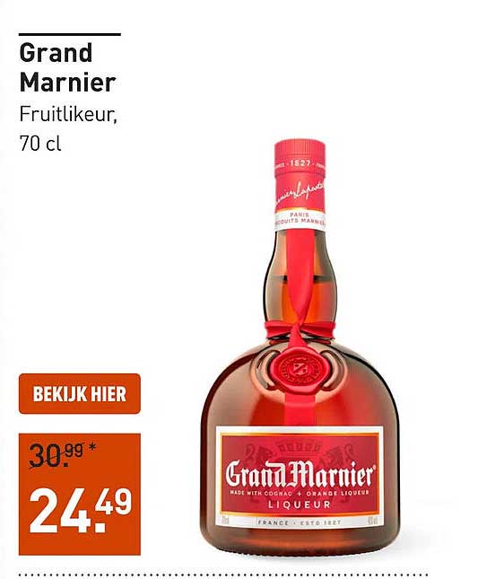 Grand Marnier Fruitlikeur, 70 cl