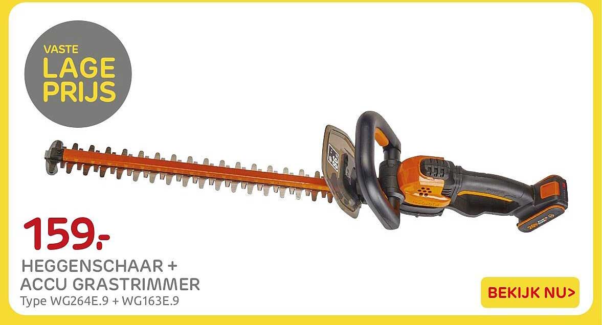 HEGGENSCHAAR + ACCU GRASTRIMMER