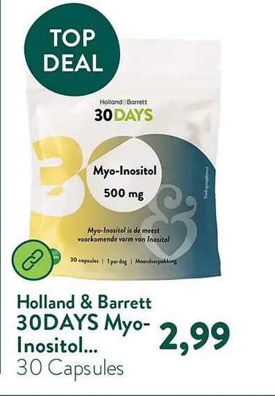 Holland & Barrett 30DAYS Myo-Inositol... 30 Capsules