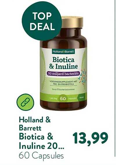 Holland & Barrett Biotica & Inuline 20... 60 Capsules TOP DEAL