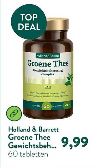 Holland & Barrett Groene Thee Gewichtsbehe...