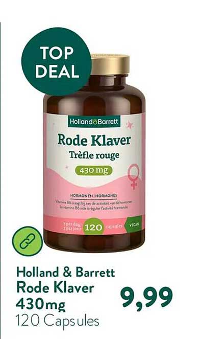 Holland & Barrett Rode Klaver 430mg 120 Capsules