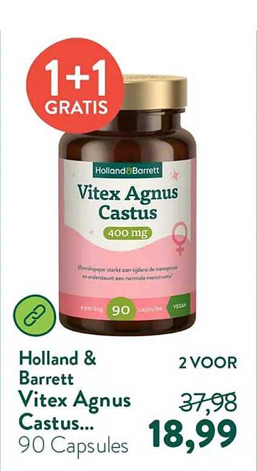 Holland & Barrett Vitex Agnus Castus... 90 Capsules 1+1 GRATIS