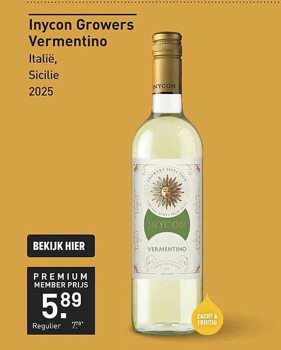 Inycon Growers Vermentino Italië, Sicilie 2025