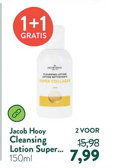 Jacob Hooy Cleansing Lotion Super... 150ml 1+1 GRATIS