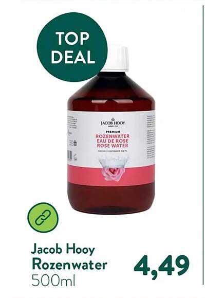 Jacob Hooy Rozenwater 500ml