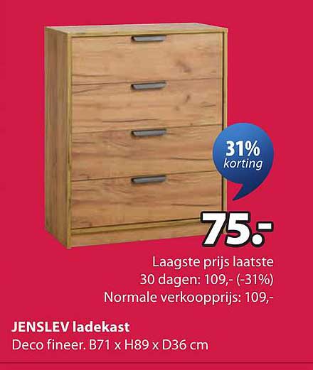 JENSLEV ladekast