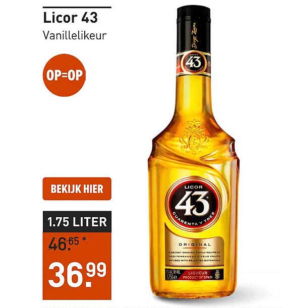 Licor 43 Vanillelikeur