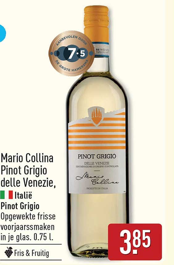 Mario Collina Pinot Grigio delle Venezie, Italië Pinot Grigio