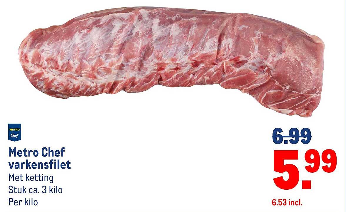 Metro Chef varkensfilet