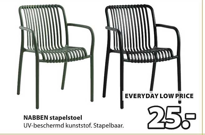NABBEN stapelstoel