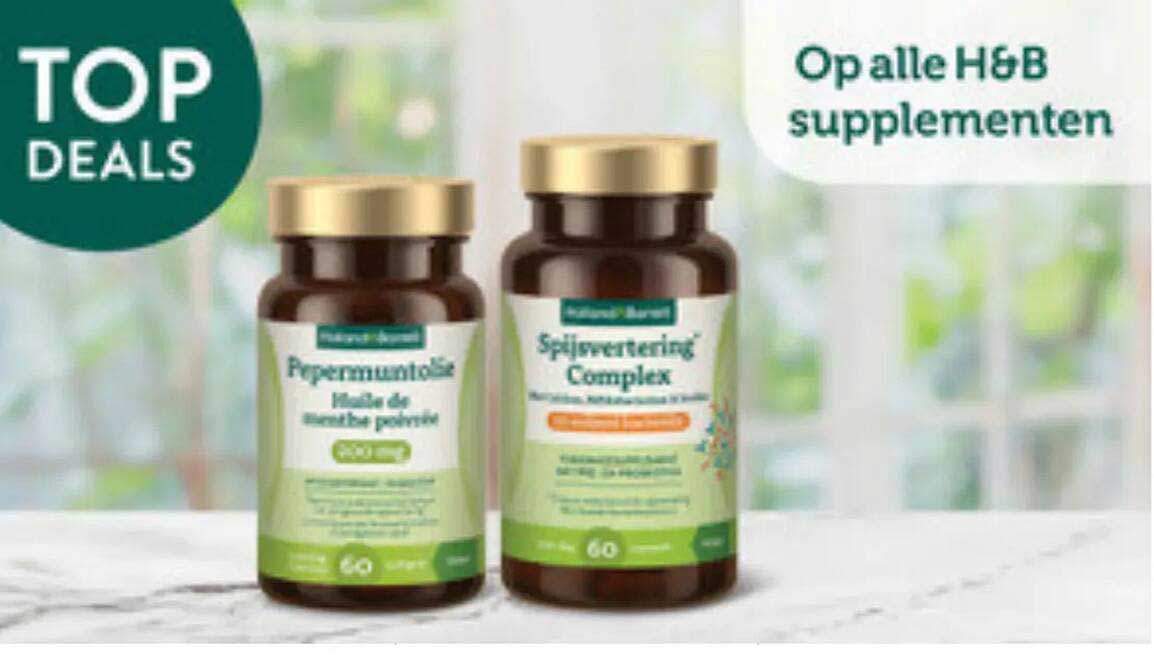 Op alle H&B supplementen