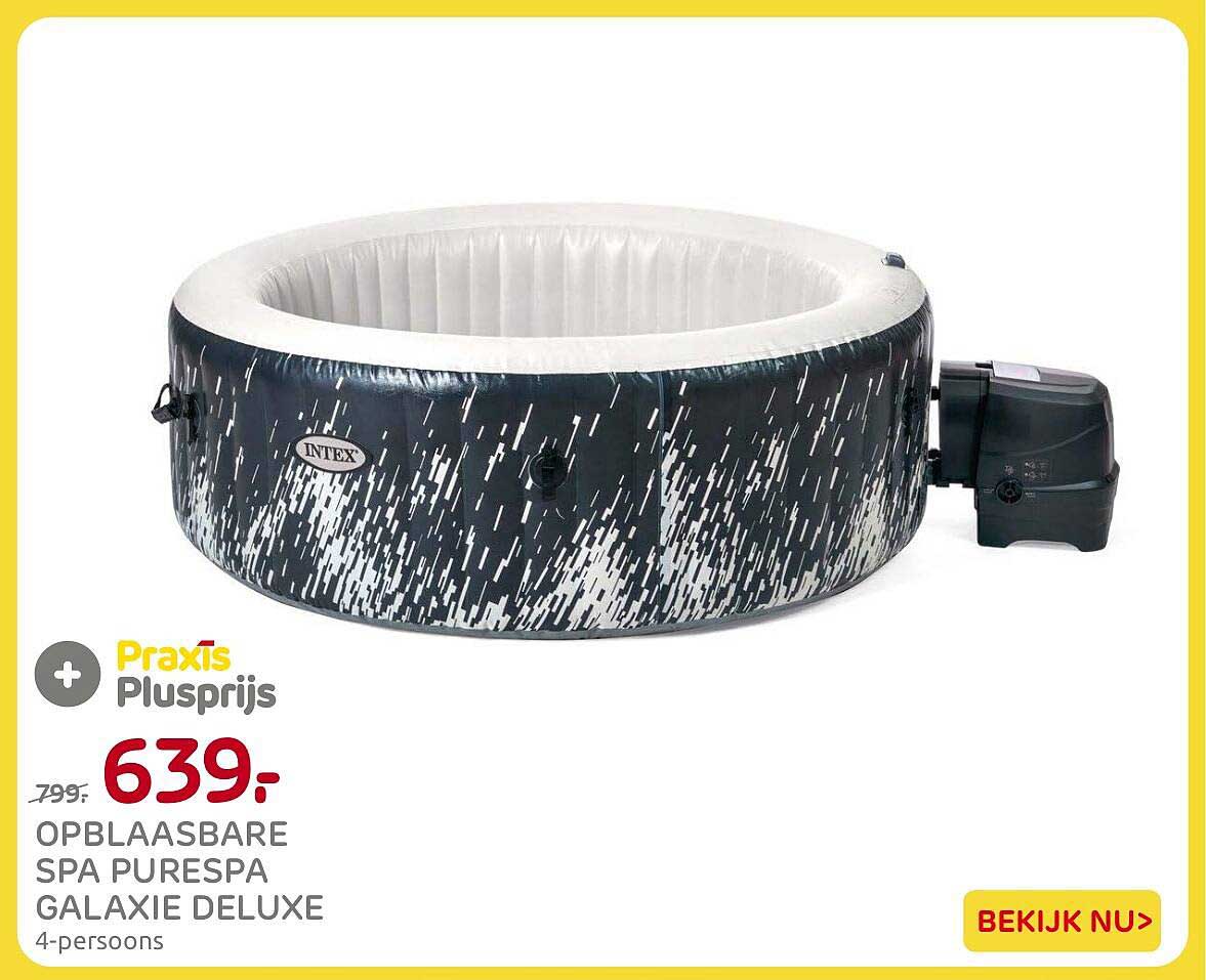OPBLAASBARE SPA PURESPA GALAXIE DELUXE 4-persoons