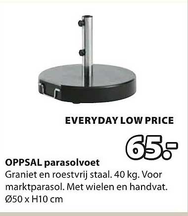 OPPSAL parasolvoet