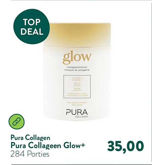 Pura Collagen Pura Collageen Glow+ 284 Porties