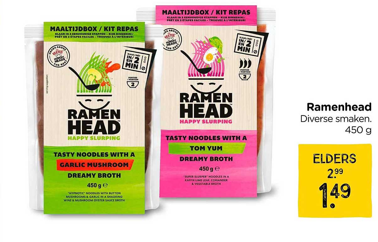 Ramenhead Diverse smaken. 450 g