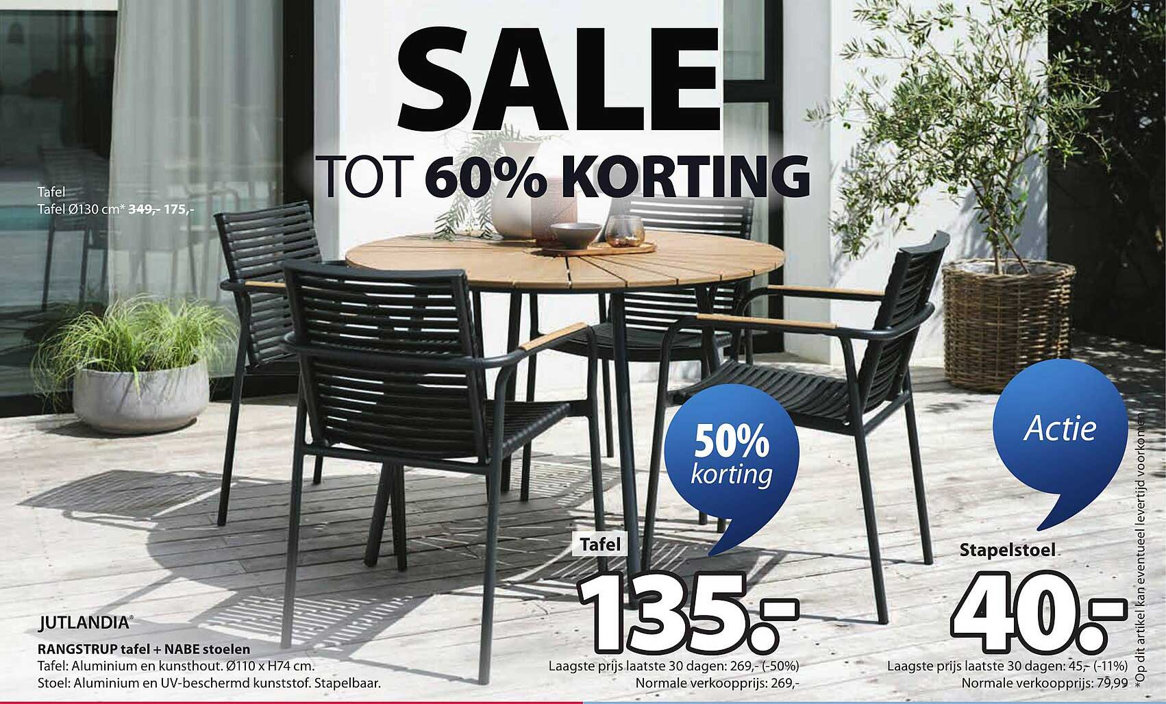 RANGSTRUP tafel + NABE stoelen