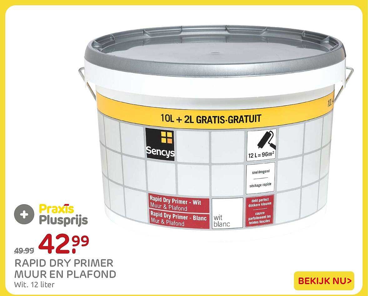 Rapid Dry Primer Muur en Plafond