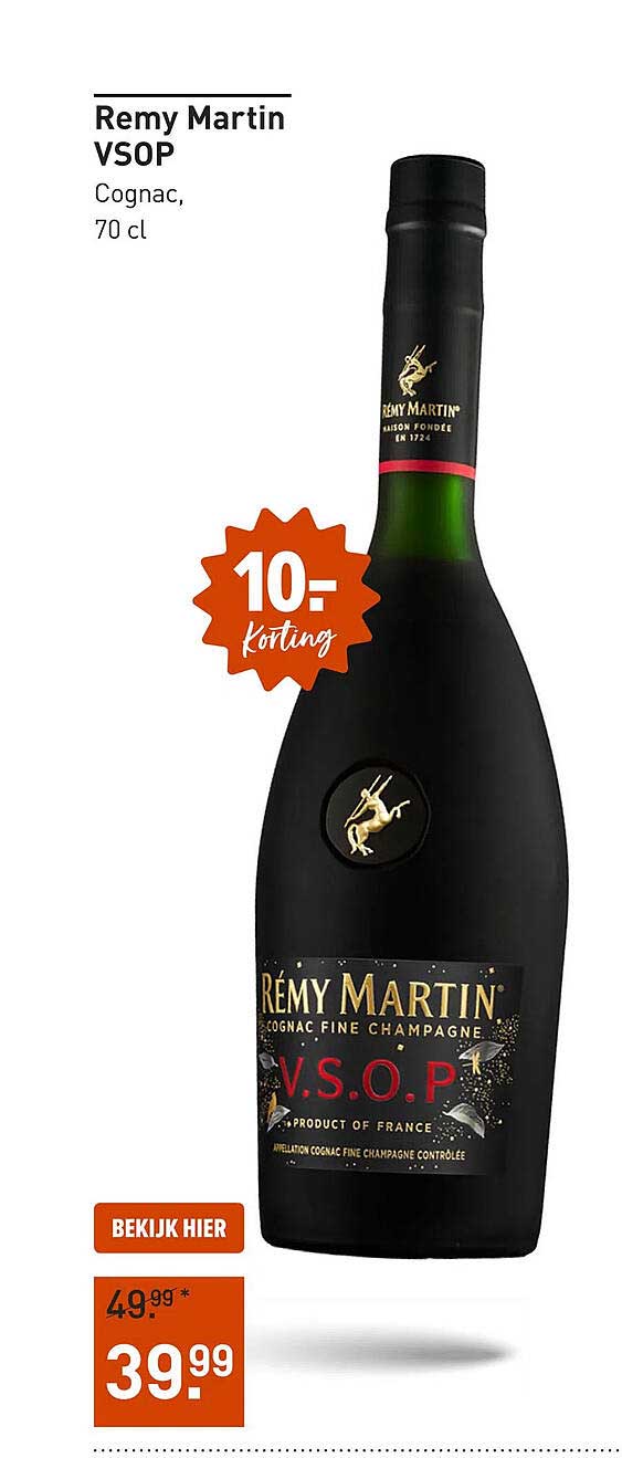 Remy Martin VSOP Cognac, 70 cl