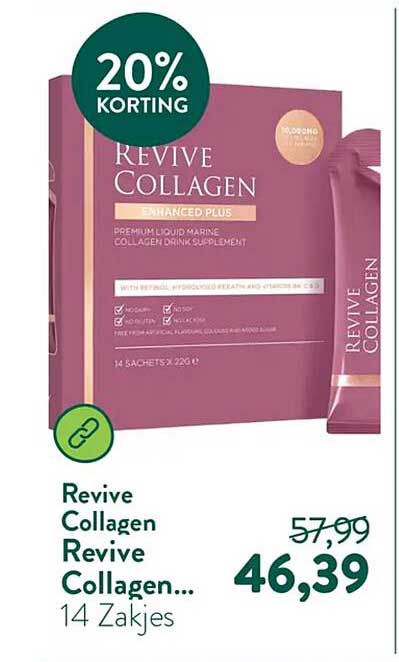 Revive Collagen Revive Collagen... 14 Zakjes 20% KORTING