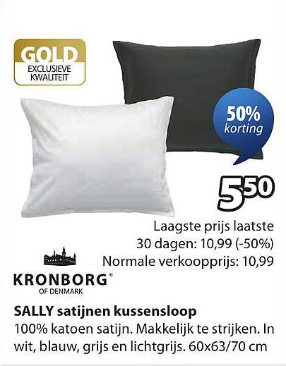 SALLY satijnen kussensloop