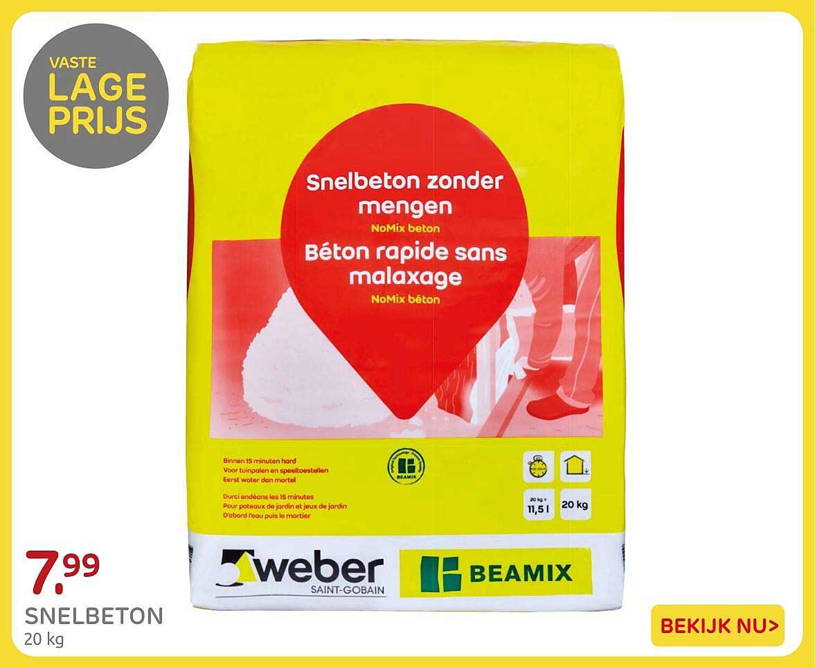 Snelbeton 20 kg