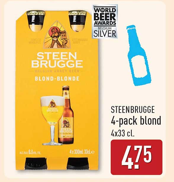 STEENBRUGGE 4-pack blond 4x33 cl.