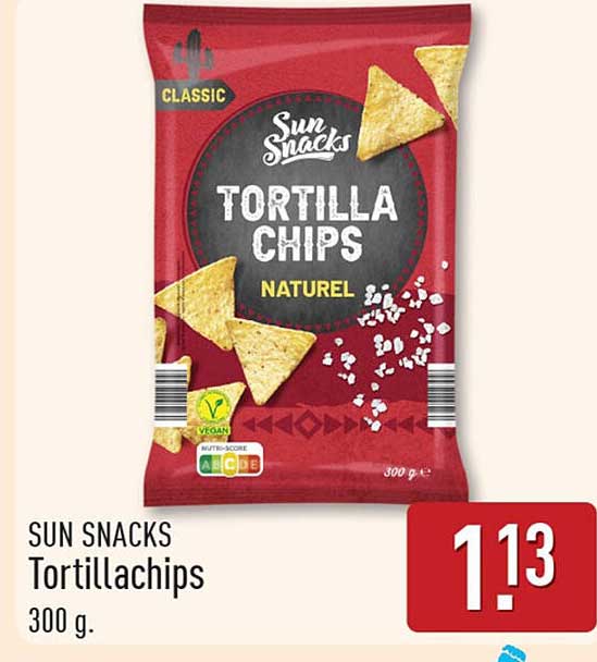 SUN SNACKS Tortillachips 300 g.