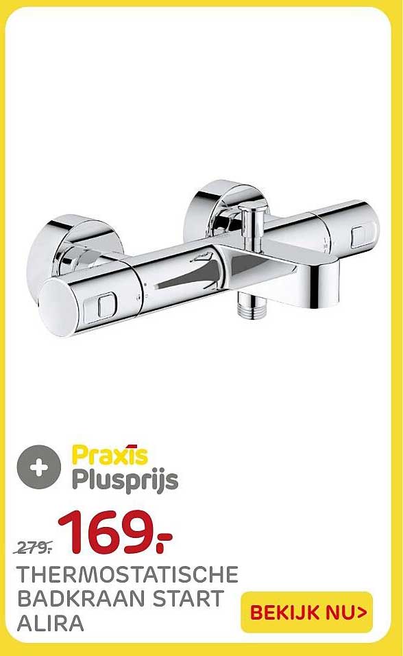THERMOSTATISCHE BADKRAAN START ALIRA