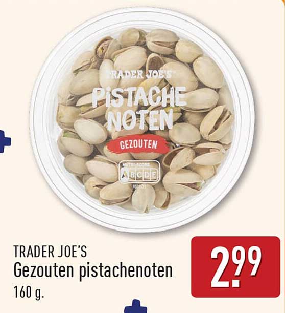 TRADER JOE'S Gezouten pistachenoten 160 g