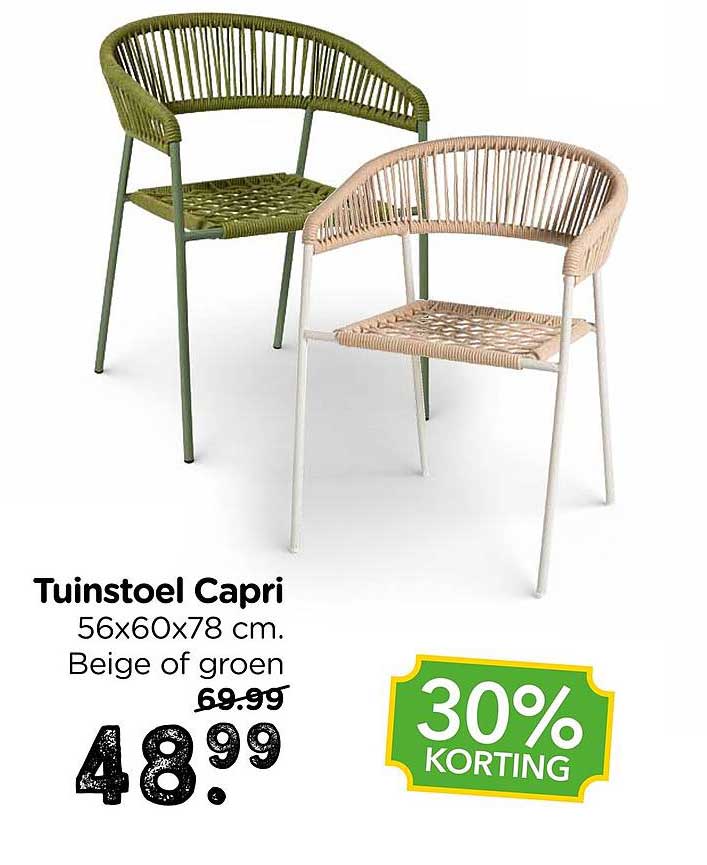 Tuinstoel Capri