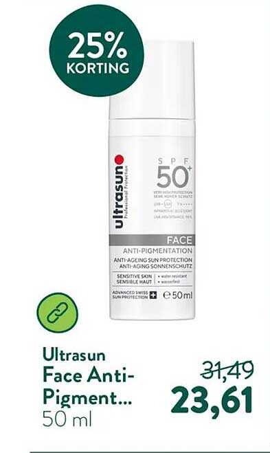 Ultrasun Face Anti-Pigment... 50 ml 25% korting